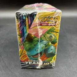 Pokemon TCG Sun & Moon Team Up Booster Box Sealed w/ Acrylic Case - Image 5