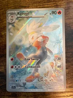 Raboot - 147/142 - Pokemon Stellar Crown Illustration Rare NM - Image 1
