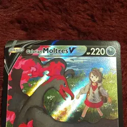 Pokemon Galarian Moltres V TG20/TG30 Full Art Holo Ultra Rare 220 HP - Image 5