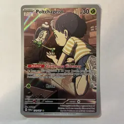 Pokemon TCG Poltchageist 171/167 Illustration Rare Twilight Masquerade NM - Image 1