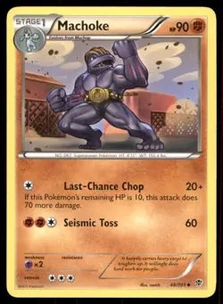 Pokemon TCG Uncommon Regular machoke - Image 1