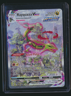 2021 Pokemon SWSH Evolving Skies Rayquaza VMAX #218/203 - Image 1