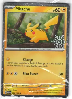 Pikachu - Sealed Holiday Calendar Promo 025/165 Pokemon NM/M - Image 1