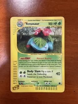 Pokemon Venusaur Holo Rare Expedition Base Set 30/165 - Image 1
