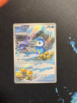 Pokemon TCG Piplup 98/94 Illustrated Rare Phantasmal Flames NM - Image 1