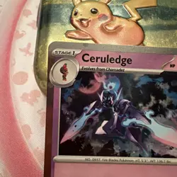 Ceruledge 098/193 Rare Cosmo Holo Pokemon Scarlet & Violet Paldea Evolved 98/193 - Image 3