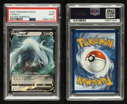 Lugia V Pokemon Sword & Shield Silver Tempest CGC 9 Mint - Image 3