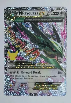 M Rayquaza EX 76/108 Pokemon 25th Celebrations Classic Collection Secret Rare NM - Image 1