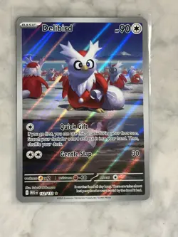 Pokemon TCG Delibird Illustration Rare Mega Evolution 152/132 NM MINT Condition - Image 5