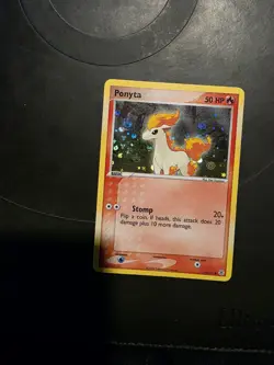 Pokemon TCG Ponyta FireRed LeafGreen 76/112 Reverse Holo - Image 1