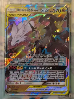 PSA 10 Gem Mint - Reshiram & Zekrom GX 157/236 - Pokemon TCG: Cosmic Eclipse - Image 3