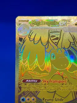 Pokemon ME Ascended Heroes Mega Dragonite ex 295/217 Gold Mega Hyper Rare NM - Image 3