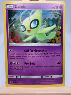 Celebi SM224 Cosmos Holo Rare - Black Star Promo - Pokemon - NM - Image 1