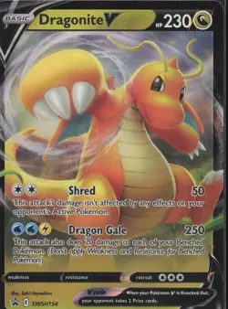 Pokemon TCG - Dragonite V SWSH154 Promo SWSH Black Star - 1061 - Image 1