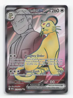 Pokemon TCG - Team Rocket's Persian ex 219/182 Ultra Rare Destined Rivals - Image 1