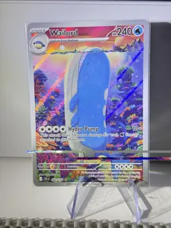 Wailord 162/159 Full Art Holo Pokemon SV09: Journey Together English Near Mint - Image 1