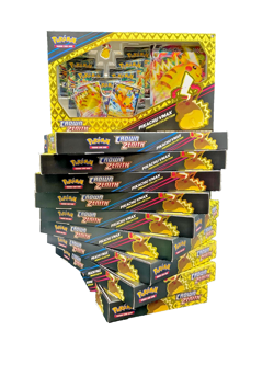 Lot of (10) Pokemon TCG Pikachu VMAX Premium Collection Box SEALED Crown Zenith - Image 1