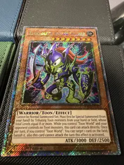 LP Toon Black Luster Soldier (Platinum Secret Rare) RA03-EN272 Quarter... - Image 2