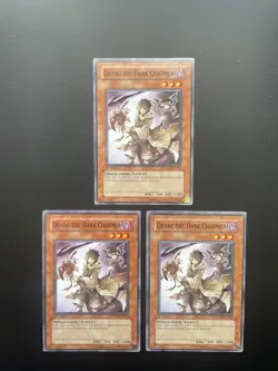Yugioh Dharc The Dark Charmer TDGS-EN026 Common 1st Edition LP/MP X3 - Image 1