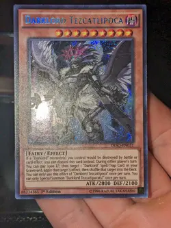 Darklord Tezcatlipoca - DESO-EN031 - Secret Rare - 1st Edition YuGiOh LP 🔥 - Image 1