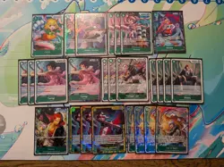 One Piece TCG Green Dracule Mihawk Deck OP14 The Azure Sea's Seven Perona Shanks - Image 2