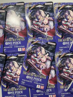 12x One Piece TCG OP-14 Sealed Booster Pack The Azure Sea's Seven ENGLISH - Image 2