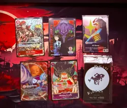 Bandai Card Fest 25-26 LOT of 6 Cards OnePiece, Gundan, Union Arena, Dragonball - Image 1