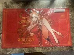 One Piece Card Official Playmat 1st ANNIVERSARY Nami Chinese NEW Rare - Image 1