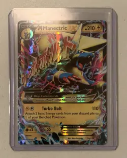 Pokemon M Manectric EX TCG Holo Ultra Rare Card 24/119 XY Phantom Forces - Image 1