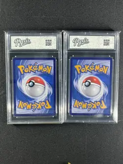 Pokemon 2pc Chinese cards Leafeon Glaceon CBB2C-0710 0210 Grade10 - Image 2