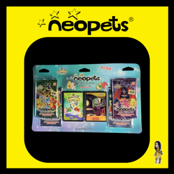 Neopets Card Pack x4 Trading Card Fun Paks plus 2 Bonus Cards Set New Sealed - Image 1