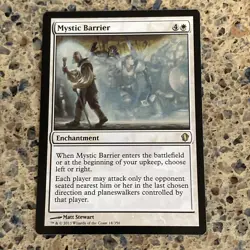 Mystic Barrier 18 Commander 2013 Regular MTG TCG CARD NM - Image 1