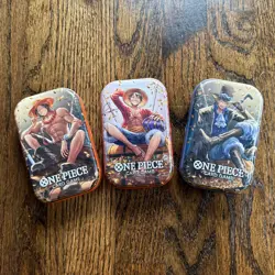 One Piece Card TCG Vol 2 Mini Tin (TS-O2, OP-13) Sealed, Brand New, Set of 3 - Image 1