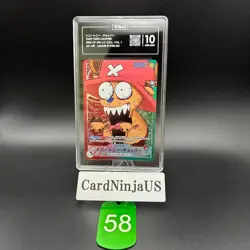 TAG 10 GEM MINT Chopper OP08-001 BASE SHOP Limited Card 58 Collection vol.1 - Image 1