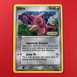 2006 | Pokemon TCG (SKITTY 64/92 NM | REVERSE HOLO) Card CCG EX Legend Maker - Image 1