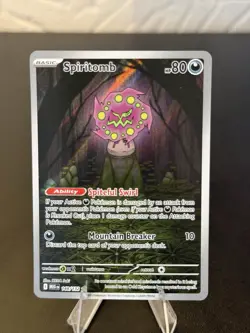 Pokemon TCG Spiritomb 148/132 2025 Mega Evolution Illustration Rare Card - NM - Image 1