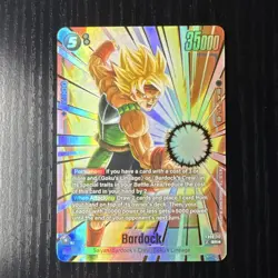 Bardock SR Battle Dragon Ball Super Card Game FB08-112 Super Rare Holo 35000 - Image 1