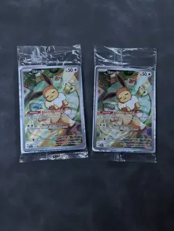 x2 Eevee Promo Card 173 Sv: Scarlet & Violet Holo Sealed - Image 1