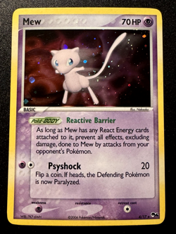 Mew 4/17 POP Series 4 Promo Pokemon Card Holo Foil Rare LP+ - Image 1