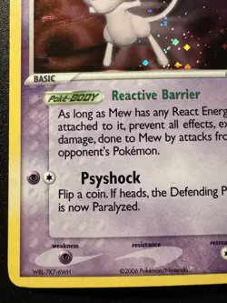 Mew 4/17 POP Series 4 Promo Pokemon Card Holo Foil Rare LP+ - Image 5