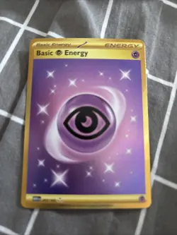 Pokemon TCG Psychic Energy Scarlet & Violet Basic Card 207/165 Gold - Image 1