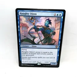 1x Haughty Djinn Dominaria United MTG Magic The Gathering - Image 1