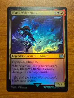 MTG Final Fantasy - Black Waltz No.3 - FIN 214 - Foil - Image 1