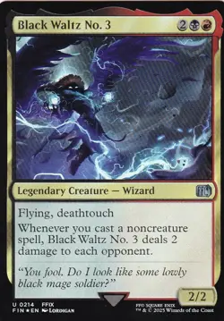 MTG Final Fantasy - Black Waltz No.3 - FIN 214 - Foil - Image 2