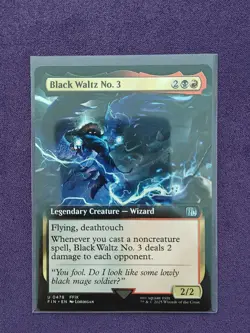 Black Waltz No. 3 (Extended Art) Final Fantasy Regular MTG - Image 1