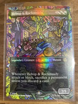 Bebop & Rocksteady (Borderless) [Teenage Mutant Ninja Turtles] Foil Near Mint - Image 1