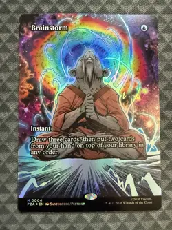 MTG Brainstorm #0004 Foil Borderless M Teenage Mutant Ninja Turtles SM (PZA) - Image 2