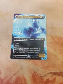 Aang, Swift Savior (0298) Borderless Avatar The Last Airbender MTG NM - Image 1