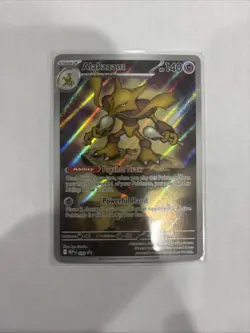 Alakazam | Mega Evolutions | 009 | ETB Promo Pokemon Center Stamped TCG - Image 1