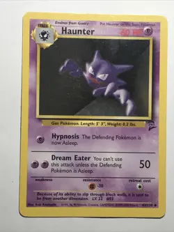 Pokemon TCG Haunter Base Set 2 43/130 Regular Unlimited Uncommon - Image 4